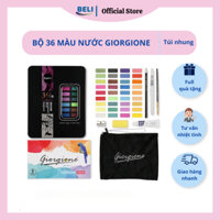 Bộ 36 màu nước Giorgione có vỏ túi nhung xinh yêu