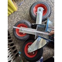 Bộ 4 bánh xe đẩy hàng 3ly2, xe nước mía, chịu tải cao, gồm 2 cố định, 2 bánh xoay,hàng y hình chụp