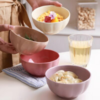 Bộ 4 Bát Sứ, Bộ Chén Ăn Cơm Màu Pastel Đơn Giản Nhẹ Nhàng Sang Trọng