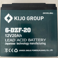 BỘ 4 BÌNH ẮC QUY XE ĐẠP ĐIỆN 48V20AH KIJO 6-DFZ-20 - PHỤ TÙNG XE ĐIỆN