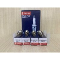 Bộ 4 Bugi Denso Xe Toyota Honda Mazda Nissan mã C16HR-U11 chân Nickel than.