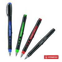Bộ 4 bút bi ký STABILO black+ BLKF 0.7mm (xanh+đỏ+đen+xanh lá)