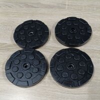 Bộ 4 cái ốp cao su 1 lỗ gắn tay cầu nâng ô tô 2 trụ Guangli zin chính hãng theo cầu nâng êm ái lâu dài