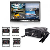 Bộ 4 Camera Hành Trình + Ổ Cứng TB Cho Xe Tải