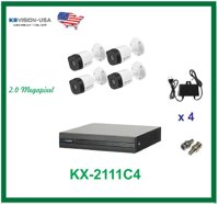 BỘ 4 CAMERA  KBVISION 2.0MP KX-2111C4