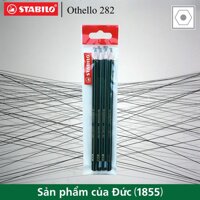 Bộ 4 cây bút chì gỗ phác thảo STABILO Othello 8B (PC282-8B-C4)