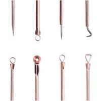 Bộ 4 cây nặn mụn chuyên nghiệp, cây nặn mụn thép không gỉ cao cấp