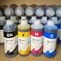Bộ 4 chai Mực in Ca.non Inktec loại 1 Lít - Mực in Inktec dùng cho máy in phun màu Canon / HP