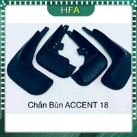 Bộ 4 chắn bùn xe Accent 2018 2019 2020 2021 2022 2023 chất liệu , hạn chế bùn đát bắn lên xe - HFA
