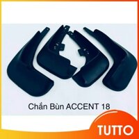 Bộ 4 chắn bùn xe Accent 2018 2019 2020 2021 2022 2023 chất liệu , hạn chế bùn đát bắn lên xe - TUTTO