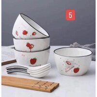 bộ 4 chén sứ
