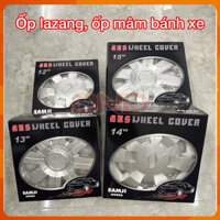 Bộ 4 chiếc ốp lazang, ốp chụp mâm xe R12, R13, R14, R15 hãng SAMJI
