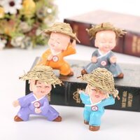 bộ 4 chú tiểu múa võ nón rơm