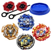 Bộ 4 con quay BEYBLADE – 2 tay phóng cao cấp + Sàn Đấu
