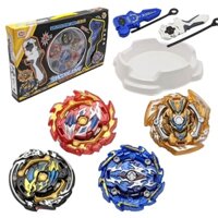 Bộ 4 con quay BEYBLADE – 2 tay phóng cao cấp+Sàn Đấu