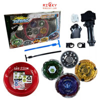 Bộ 4 con quay BeyBlade - Con quay kèm tay cầm phóng và nhiều CON QUAY ĐỘC ĐÁO