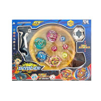 Bộ 4 Con Quay BEYBLADE vòng xoay thần tốc siêu mạnh Có Tay Cầm và Sàn Đấu Lớn 3366 Hình thật (Có sẵn)