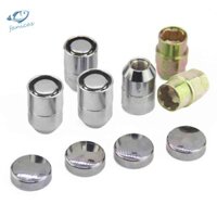 Bộ 4 Đai Ốc Bánh Xe Chống Trộm M12x1.5 Lug 12mmx1.25 + 2 Chìa Khóa