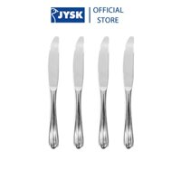 Bộ 4 dao ăn | JYSK nID | inox | D22cm
