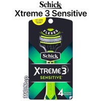 Bộ 4 Dao Cạo Râu Cho Da Nhạy Cảm Schick Xtreme 3 Sensitive