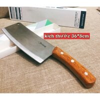 Bộ 4 Dao Làm Bếp Cao Cấp Làm Bằng Thép Trắng Dẫn Dầu Nhật Không Rỉ chuôi dao bằng gỗ GÕ ĐỎ VÀ NHỰA CỨNG