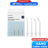 Bộ 4 đầu tăm nước thay thế LocknLock ENR154WHT_RB, Hàng chính hãng, dùng cho máy tăm nước ENR154WHT - JoyMall