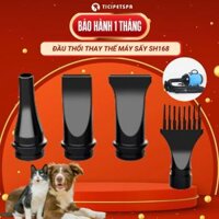 Bộ 4 Đầu Thổi Thay Thế Cho Máy Sấy Lông Chó Mèo Đa Năng, Máy Sấy SH168