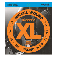Bộ 4 Dây Đàn Guitar Bass DAddario EXL160