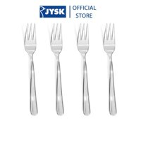 Bộ 4 dĩa ăn | JYSK nID | inox 304 | D19cm