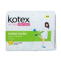 BỘ 4 GÓI KOTEX HÀNG NGÀY 40 MIẾNG Mẫu Mới nhất