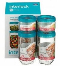 Bộ 4 Hộp Bảo Quản Interlock