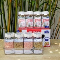 Bộ 4 hộp đựng gia vị thực phẩm khô Lock&Lock kèm khay HTE500S4 HTE500NS4