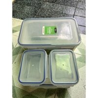 Bộ 4 hộp đựng thực phẩm nhựa Biozone SH KB-CO4PO4