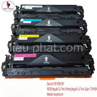 Bộ 4 hộp mực in laser màu máy HP Pro 200 color MFP M276n, M276nw, M251n, M251nw...Cartridge 131A tương thích, giá rẻ