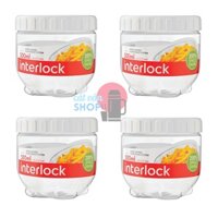 Bộ 4 hộp nhựa Lock&Lock Interlock 500ml