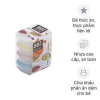 Bộ 4 hộp thực phẩm MP Yamada-JP 80ml