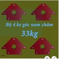 Bộ 4 Ke góc nam châm 33kg | ke goc nam cham