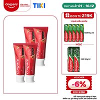 Bộ 4 kem đánh răng làm trắng răng Colgate Optic White từ khoáng núi lửa 100g