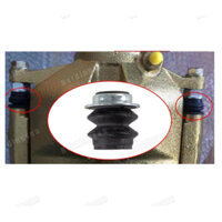 Bộ 4 Kẹp Toyota Cao su chụp bụi cây ắc phanh thắng đĩa trước sau xe hơi ô tô Lexus 47775-30070 47775 30070 Vios Corolla