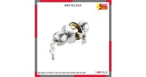 Bộ 4 khóa tròn và chìa chủ Häfele DIY 489.93.253