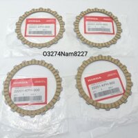 Bộ 4 lá bố nồi côn, ly hợp xe FUTURE 2, NEO, X, WAVE 125 zin Honda thái