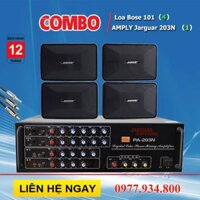 Bộ 4 loa bose và 1 Amply Jarguar nghe nhạc cho salon tóc, giá rẻ