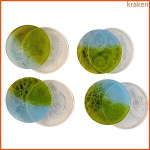 Bộ 4 lót cốc silicon hàng xuất Nhật