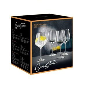 Bộ 4 Ly pha lê có rãnh Gin & Tonic 102892 Nachtmann