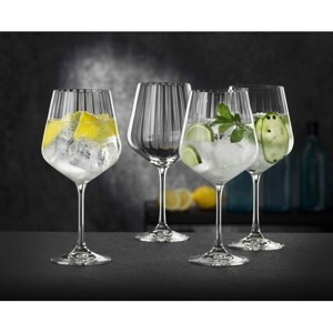 Bộ 4 Ly pha lê có rãnh Gin & Tonic 102892 Nachtmann