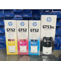 Bộ 4 màu mực GT52 dành cho máy in màu HP Ink Tank 115, HP Ink Tank 315, HP Ink Tank 415 ( Chính Hãng )