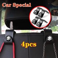 Bộ 4 móc treo đồ gắn sau ghế xe hơi cho Suzuki Swift XL7 SX4 Alto Jimny GSX R150 Gn250 Satria fu Panther FR80