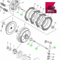 Bộ 4 Món Cần Cắt Côn EXCITER 150 (15) (20) (22) (23)