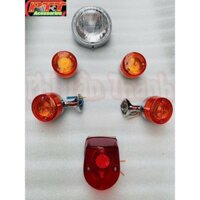 BỘ ( 4 MÓN ) ĐÈN + XI NHAN TRƯỚC - SAU XE CUB 86