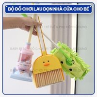 Bộ 4 Món Đồ Chơi Lau Dọn Nhà Phong Cách Hàn Quốc Cho Bé, Bộ Đồ Chơi Dọn Nhà, Bé Tập Giúp Ba Mẹ Dọn Dẹp Nhà Cửa